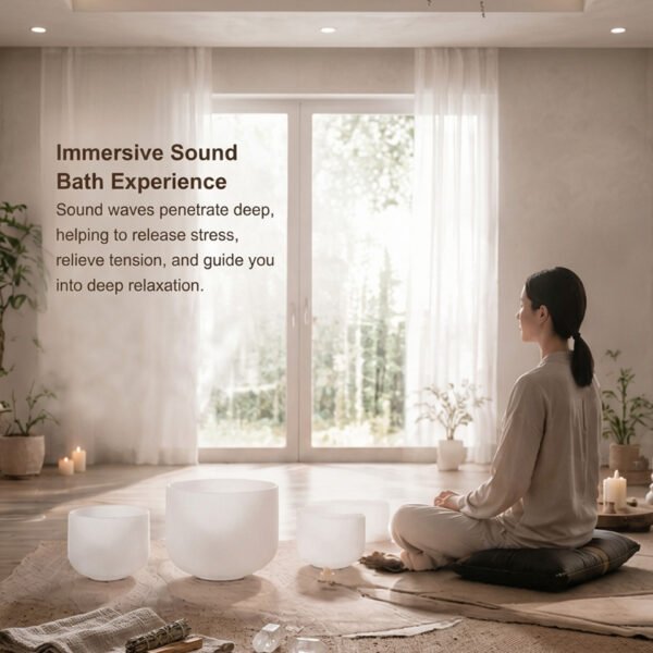 Crystal Singing Bowl pure quartz