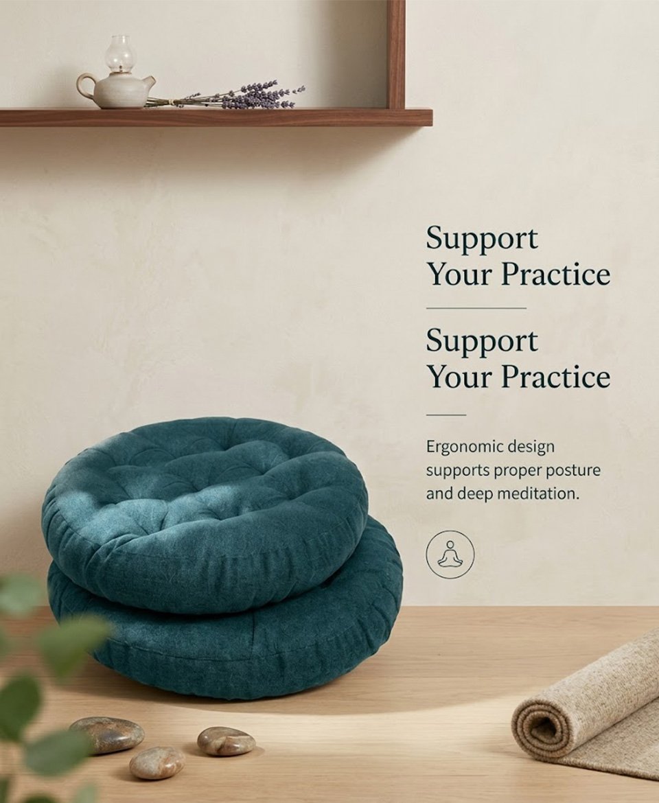 Cotton Linen Floor Cushion for meditation