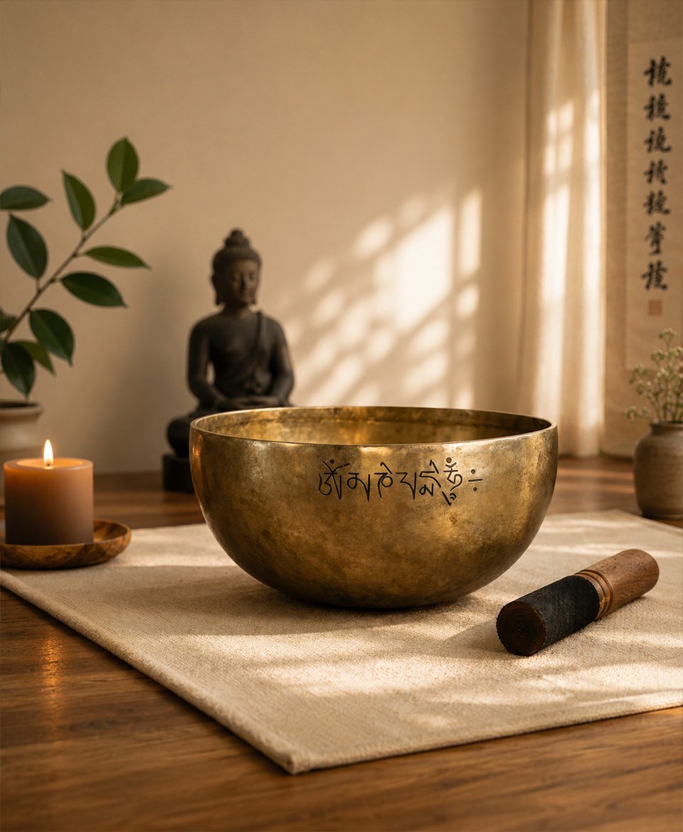 Handmade Full Moon Singing Bowl - Image 2