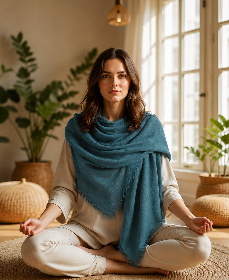 Cotton-Linen Scarf - Image 3